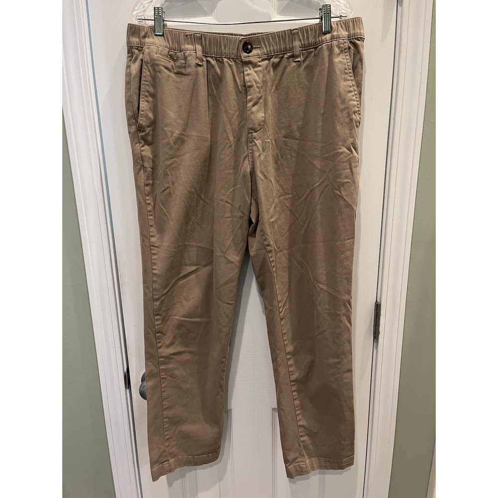 Men's Khaki Chino Pants - Classic Tan